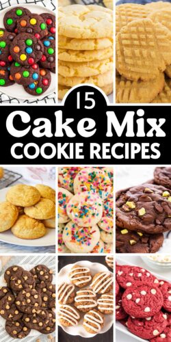 15 Cake Mix Cookie Recipes Pin.