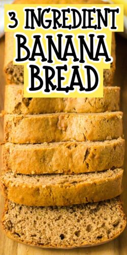 3-Ingredient Banana Bread pin.