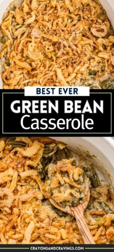 Best Ever green bean casserole pin.