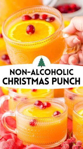 Non-alcoholic Christmas punch pin.