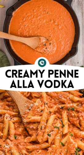 Creamy Penne Alla Vodka Pin.