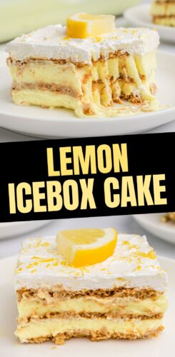 Lemon Icebox Cake Pin.