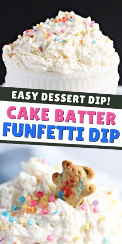 Cake Batter Funfetti Dip: Easy Dessert Dip.