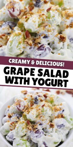 Grape salad with yogurt: creamy and delicious!