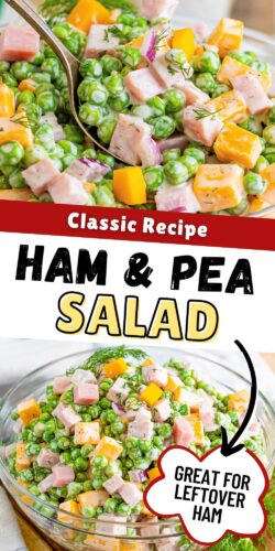 Classic Ham and Pea Salad Recipe: Great for Leftover Ham!