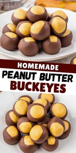 Homemade Peanut Butter Buckeyes Pin.