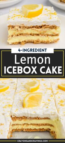 4-Ingredient Icebox Cake Pin.