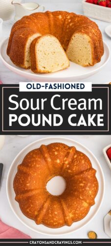 Old-Fashioned Sour Cream Pound Cake Pin.