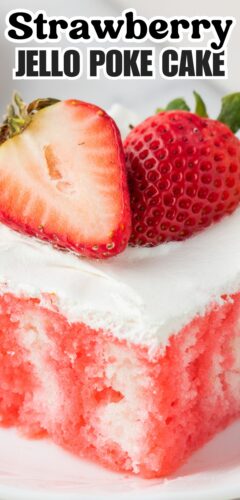 Strawberry Jello Poke Cake Pin.