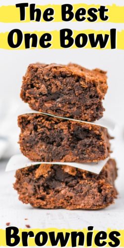 The Best One Bowl Brownies