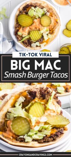 TikTok Viral Big Mac Smash Burger Tacos Pin.